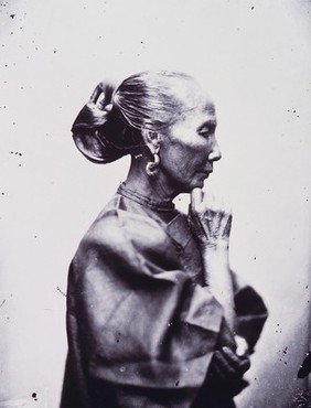 Canton, Kwangtung province, China. Photograph, 1981, from a negative by John Thomson, 1869.