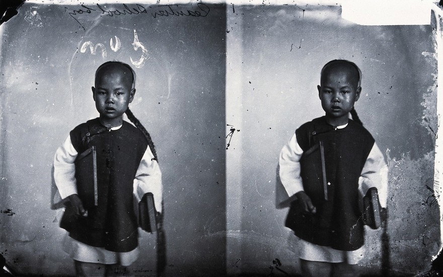 Canton, Kwangtung province, China. Photograph, 1981, from a negative by John Thomson, 1869.