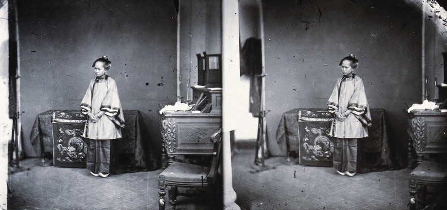 Canton, Kwangtung province, China. Photograph, 1981, from a negative by John Thomson, 1869.