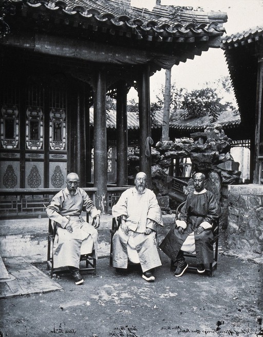 Three Chinese Ministers of State, Peking