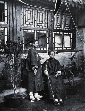 Peking, Pechili province, China. Photograph, 1981, from a negative by John Thomson, 1869.