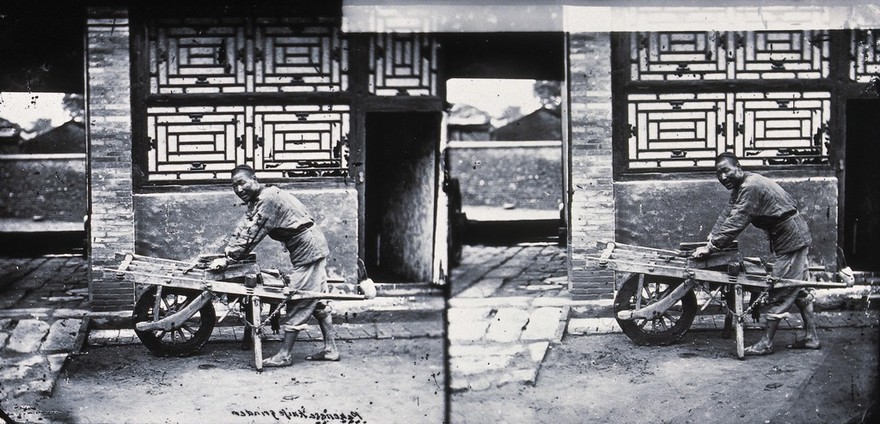 Peking, Pechili province, China. Photograph, 1981, from a negative by John Thomson, 1869.