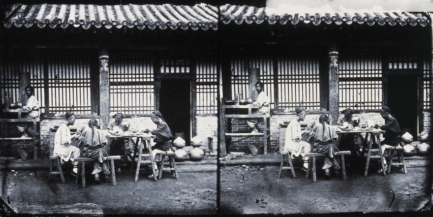 Peking, Pechili province, China. Photograph, 1981, from a negative by John Thomson, 1869.