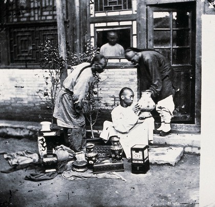 Peking, Pechili province, China. Photograph, 1981, from a negative by John Thomson, 1869.