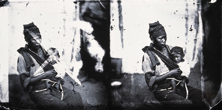 Baksa, Formosa [Taiwan]. Photograph, 1981, from a negative by John Thomson, 1871.