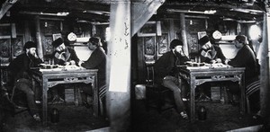 view Yangtze river, China. Photograph, 1981, from a negative by John Thomson, 1871.