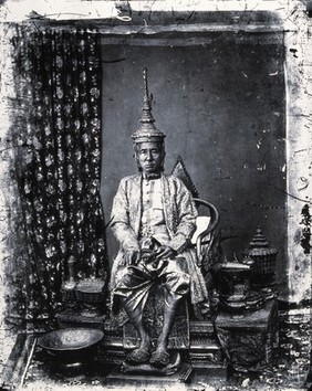 Siam [Thailand]. Photograph, 1981, from a negative by John Thomson, 1866.