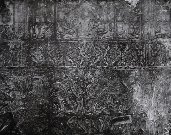 Nakhon Thom [Angkor Wat], Cambodia [?]. Photograph, 1981, from a negative by John Thomson, 1866.