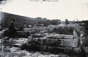 view Famagusta, Cyprus. Photograph, 1981, from a negative by John Thomson, 1878.