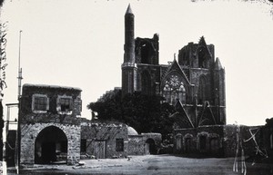 view Famagusta, Cyprus. Photograph, 1981, from a negative by John Thomson, 1878.