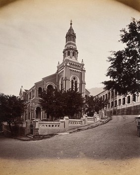 Hong Kong: the Union Chapel. Photograph by W.P. Floyd, ca. 1873.