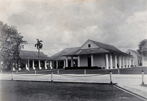 view Kuching, Sarawak: the Public Offices. Photograph.