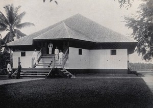 view Sarawak: exterior view of the Baram Fort. Photograph.