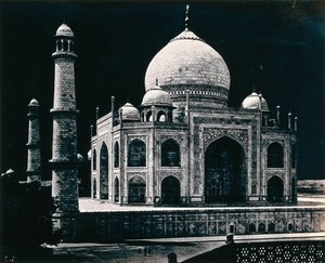 view The Taj Mahal, Agra, India. Photograph, ca. 1920 (?).