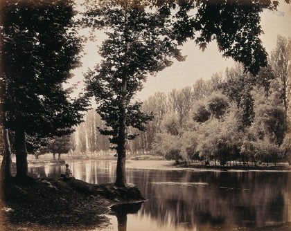 Kashmir: the Dhul canal. Photograph by Samuel Bourne.