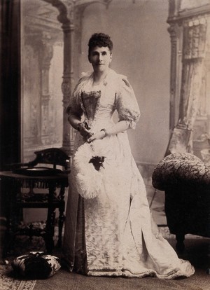 view Kimberley, South Africa: Mrs James Currey, the wife of the Manager of the London and South African Exploration Company. 1896.