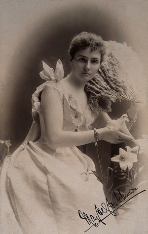view May Hely Hutchinson. Photograph,1896.