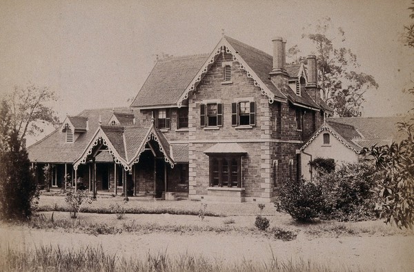 South Africa: Government House at Maritzburg. 1896.