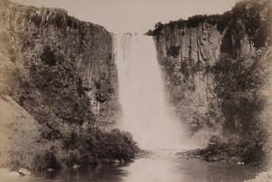 view South Africa: Howick Falls. 1896.