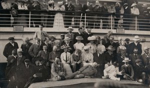 view Members of the British Association on their way to South Africa. Photograph by Mrs C. Henderson, 1905.