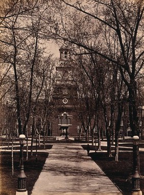 Independence Hall, Philadelphia. Photograph, ca. 1880.