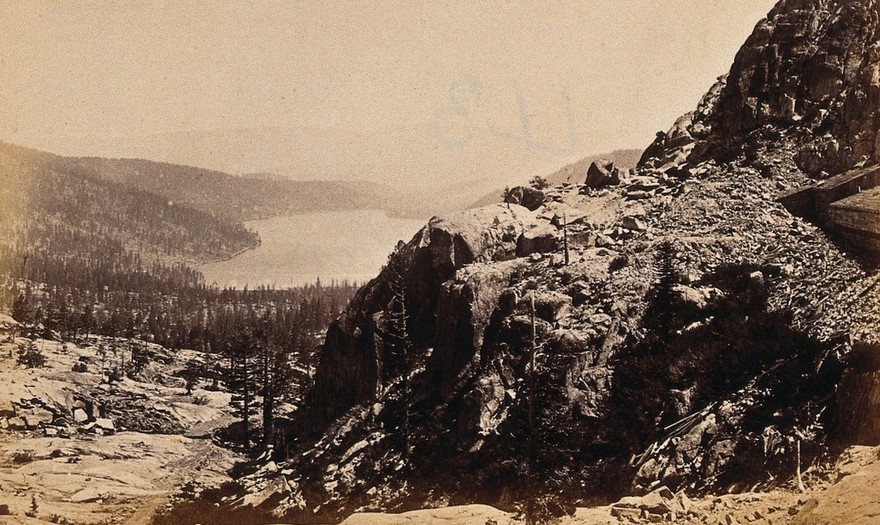 Donner Lake, California. Photograph, ca. 1880.