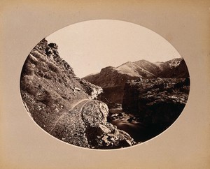view The Devil's Gate, Weber Canyon, Utah. Photograph, ca. 1880.