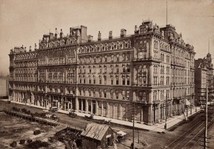 view The Grand Pacific Hotel, Chicago, Illinois. Photograph, ca. 1880.