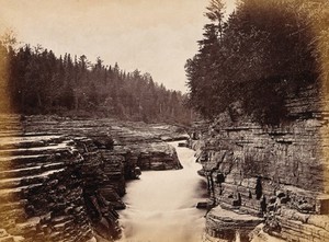 view The Montmorency River, Quebec, Canada. Photograph, ca. 1880.