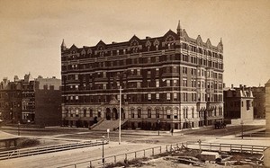 view The Brunswick Hotel, Boston, Massachusetts. Photograph, ca. 1880.