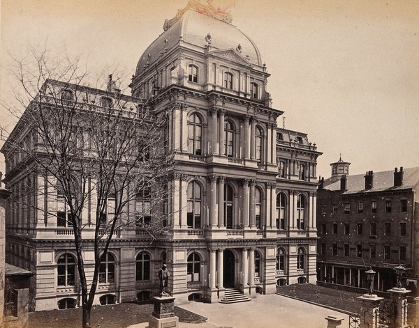 Boston, Massachusetts: City Hall. Photograph, ca. 1880.