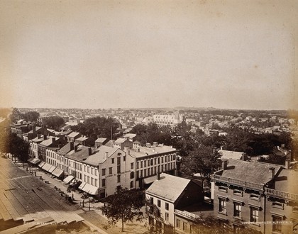 Albany, New York: an elevated view. Photograph by Notman Photo Co., ca. 1880.