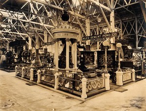 view The 1904 World's Fair, St. Louis, Missouri: American manufacturing exhibits. Photograph, 1904.