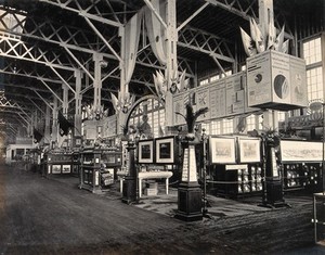 view The 1904 World's Fair, St. Louis, Missouri: an Argentine agricultural exhibit. Photograph, 1904.