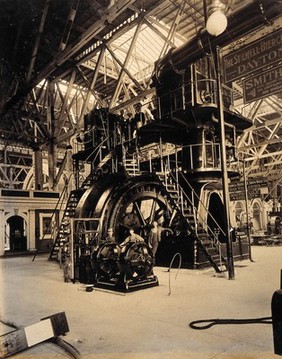 The 1904 World's Fair, St. Louis, Missouri: hydraulic machinery produced by the Stillwell-Beirce and Smith-Vaile Company of Dayton, Ohio. Photograph, 1904.