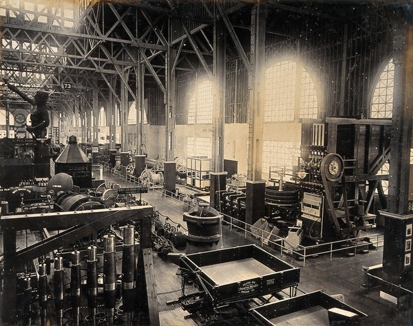 The 1904 World's Fair, St. Louis, Missouri: exhibits in the Palace of Mines and Metallurgy. Photograph, 1904.