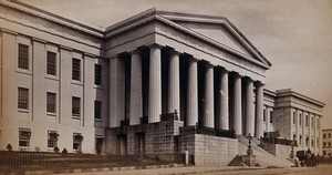 view A city hall in North America Photograph by Francis Frith, ca. 1880.