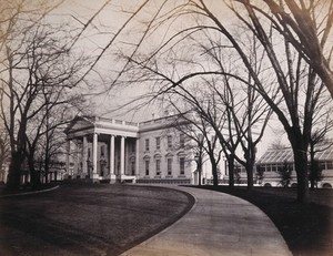 view The White House, Washington D.C. Photograph by Francis Frith, ca. 1880.