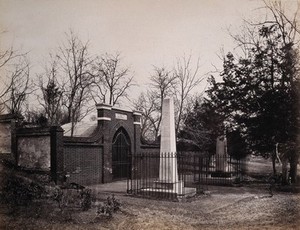 view The tomb of George Washington, Mount Vernon, Virginia. Photograph by Francis Frith, ca. 1880.