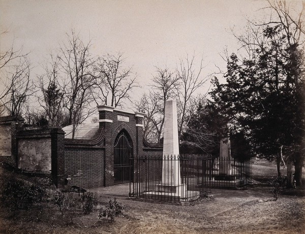 The tomb of George Washington, Mount Vernon, Virginia. Photograph by Francis Frith, ca. 1880.