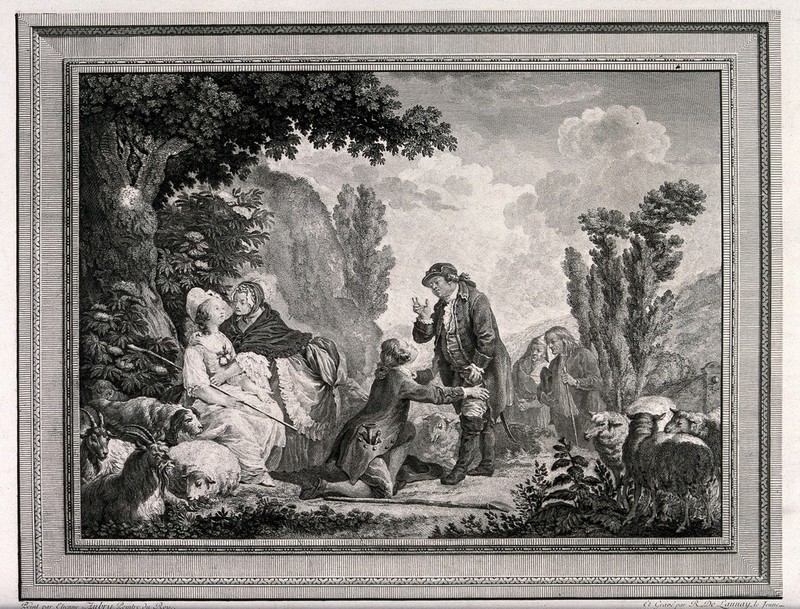 An episode in La bergère des Alpes by Jean-François