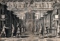 view Men fencing. Engraving by Scheltus a Bolswert.