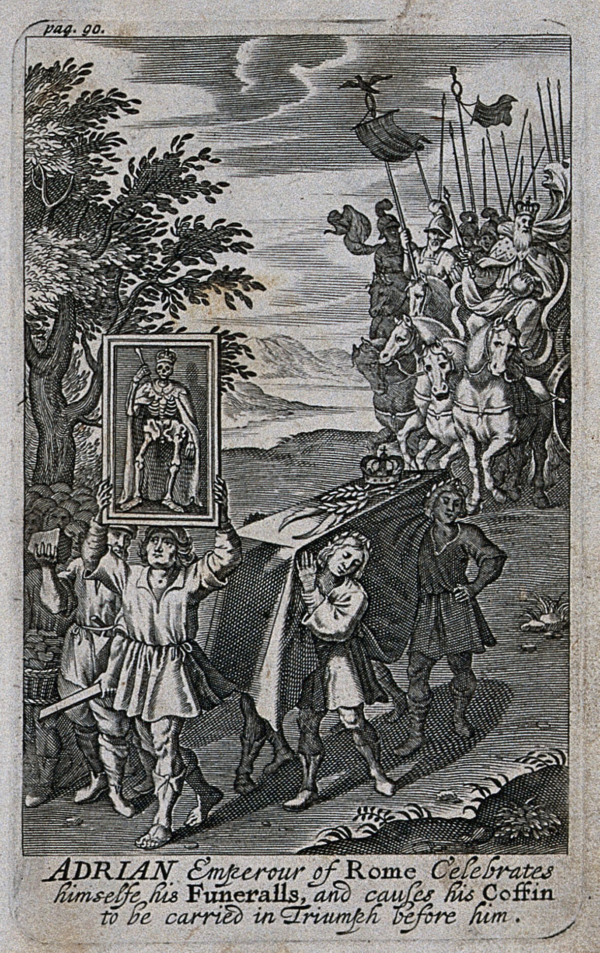 The Emperor Hadrian Celebrates His Funeral During His Lifetime
