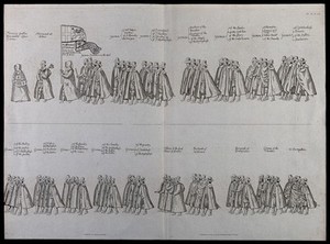 view The funeral procession of Queen Elizabeth I. Engraving by J. Basire after William Camden, 1791.