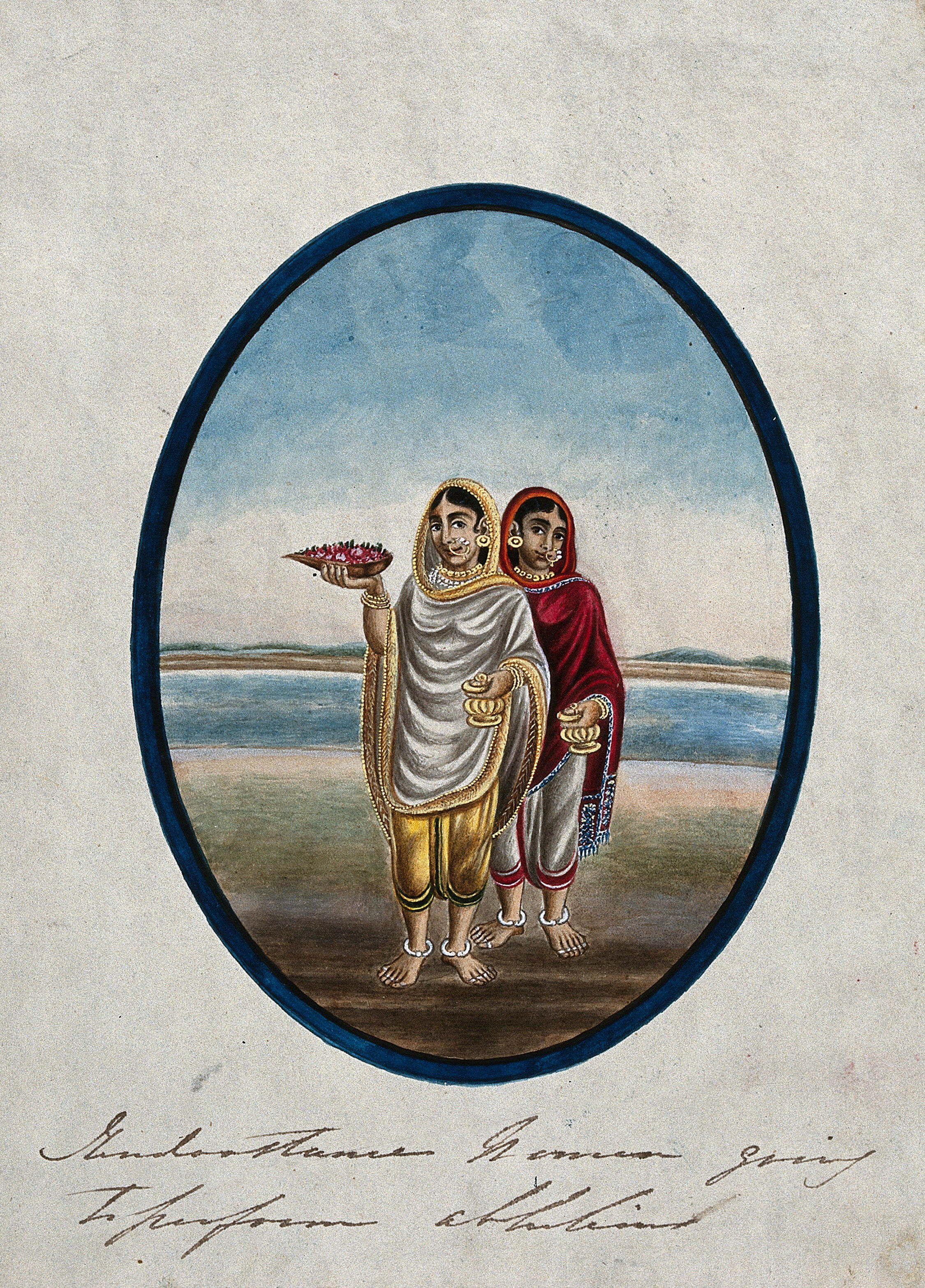 Two Women Performing Ablution Before Going For Their Prayers