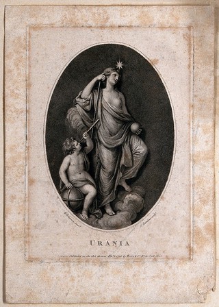 Urania. Stipple engraving by P. Bettelini after G.B. Cipriani.
