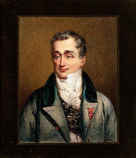 Marie-François-Xavier Bichat, head and shoulders. Gouache.