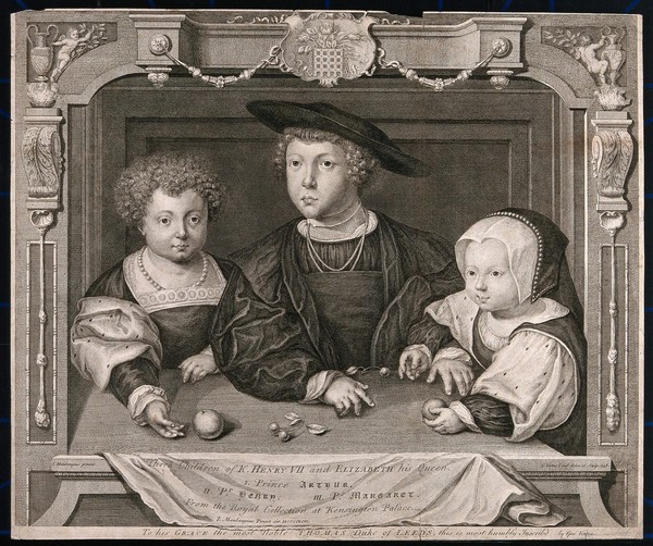 Three children of K. Henry VII and Elizabeth his Queen.