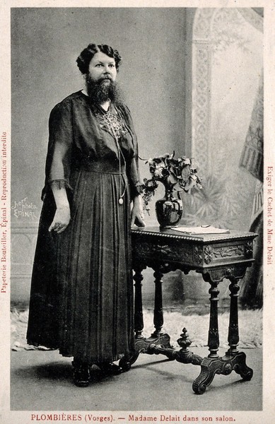 Madame Delait, head and shoulders portrait.