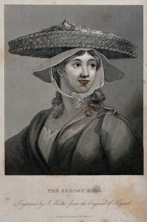 view A shrimp girl. Steel engraving by J. Moore after W. Hogarth.